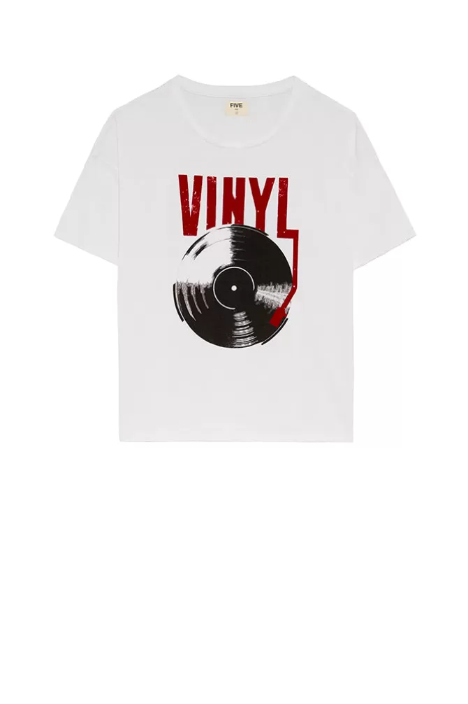 Five Jeans Tee-shirts^TEE SHIRT VINYL